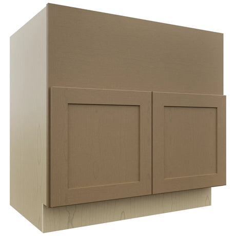 Fabuwood Galaxy Truffle FS36 Base Farm Sink Cabinet, Front View