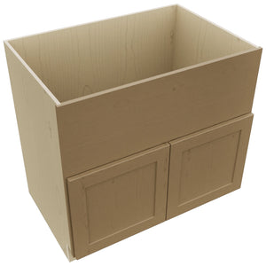 Fabuwood Galaxy Truffle FS36 Base Farm Sink Cabinet, Top View