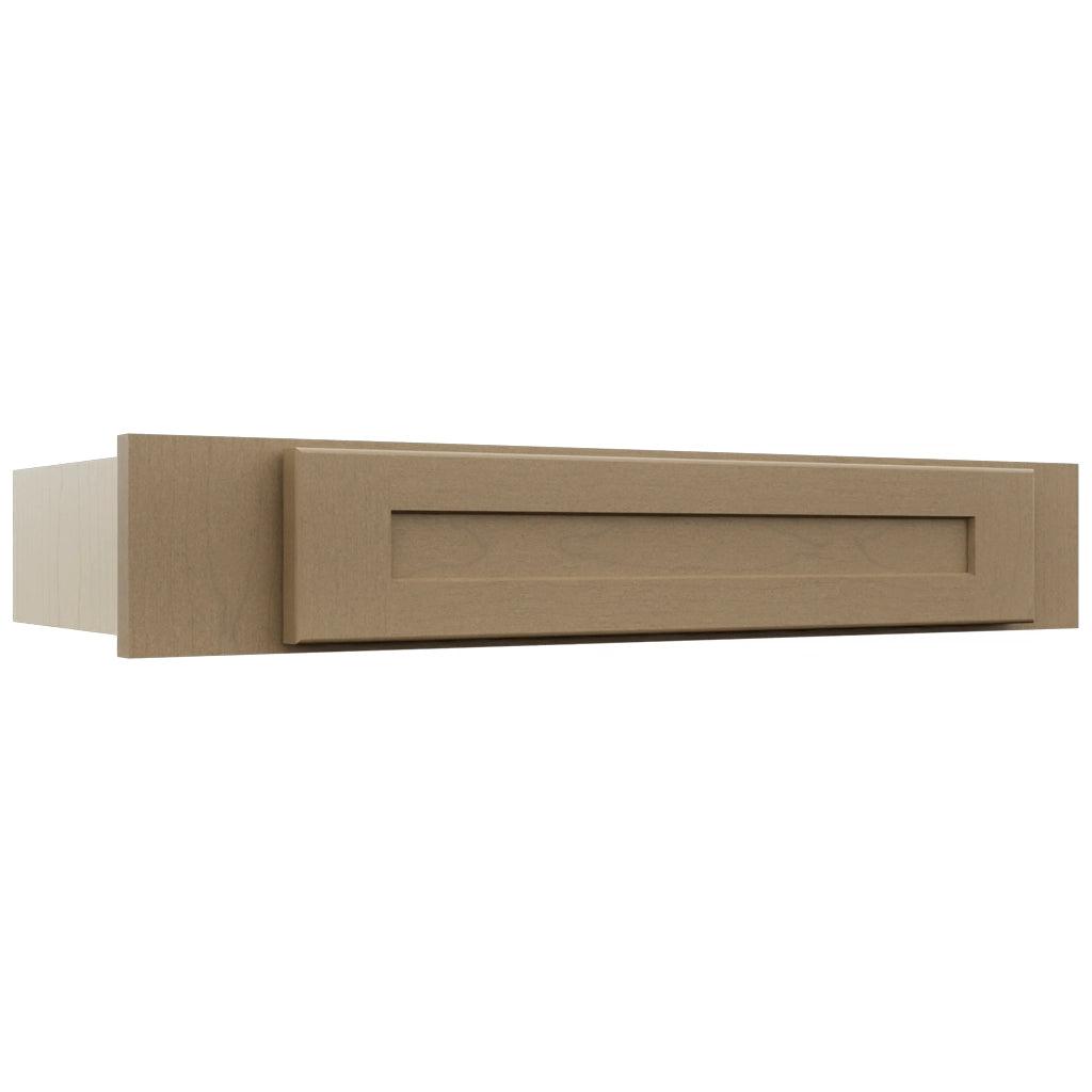 Fabuwood Galaxy Truffle KD30 Vanity Desk, Front View