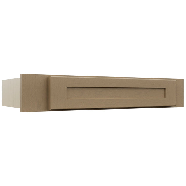 Fabuwood Galaxy Truffle KD30 Vanity Desk, Front View