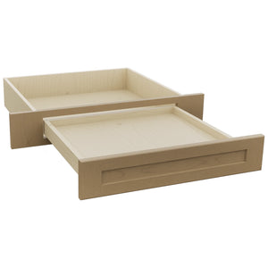 Fabuwood Galaxy Truffle KD30 Vanity Desk, Open View
