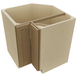 Fabuwood Galaxy Truffle LSB33 Base Corner Lazy Susan Cabinet, Top View
