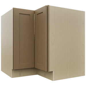 Fabuwood Galaxy Truffle LSB36 Base Corner Lazy Susan Cabinet, Front View