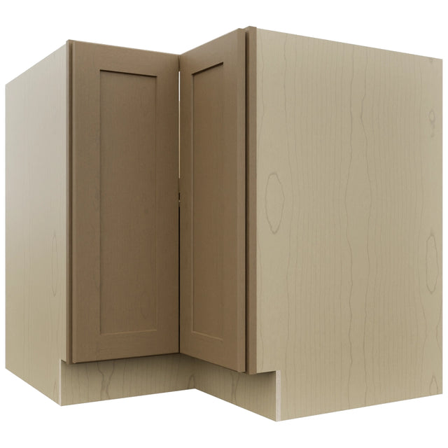 Fabuwood Galaxy Truffle LSB36 Base Corner Lazy Susan Cabinet, Front View