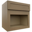 Fabuwood Galaxy Truffle MC303021 Wall Microwave Cabinet, Front View