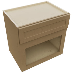 Fabuwood Galaxy Truffle MC303021 Wall Microwave Cabinet, Top View