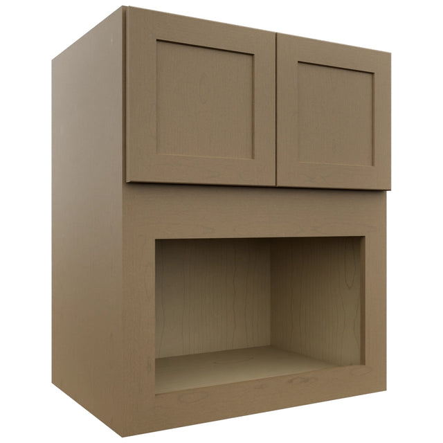 Fabuwood Galaxy Truffle MC303621 Wall Microwave Cabinet, Front View