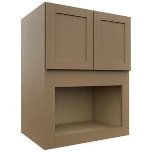 Fabuwood Galaxy Truffle MC303921 Wall Microwave Cabinet, Front View