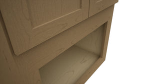 Fabuwood Galaxy Truffle MC303921 Wall Microwave Cabinet, Detail View