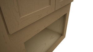 Fabuwood Galaxy Truffle MC304221 Wall Microwave Cabinet, Detail View