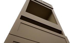 Fabuwood Galaxy Truffle OC3384C Tall Oven Cabinet Combo, Detail View