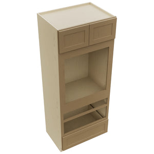 Fabuwood Galaxy Truffle OC3384D Tall Oven Cabinet Double, Top View