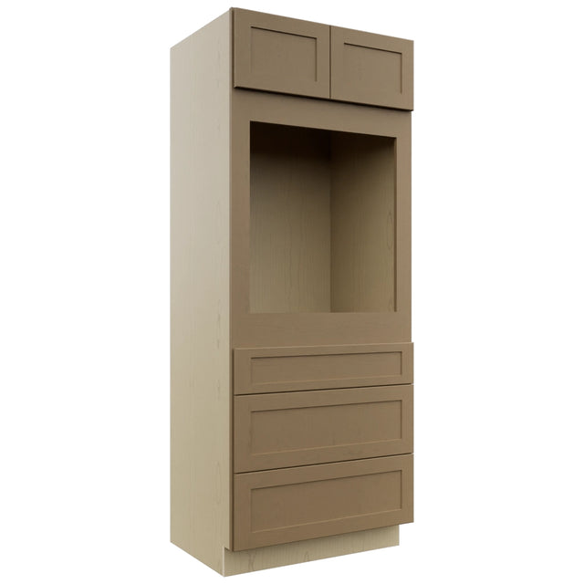 Fabuwood Galaxy Truffle OC3384S Tall Oven Cabinet Single, Front View