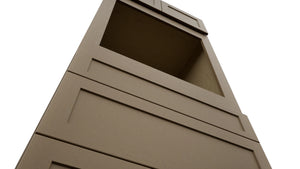 Fabuwood Galaxy Truffle OC3384S Tall Oven Cabinet Single, Detail View