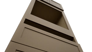 Fabuwood Galaxy Truffle OC3390C Tall Oven Cabinet Combo, Detail View