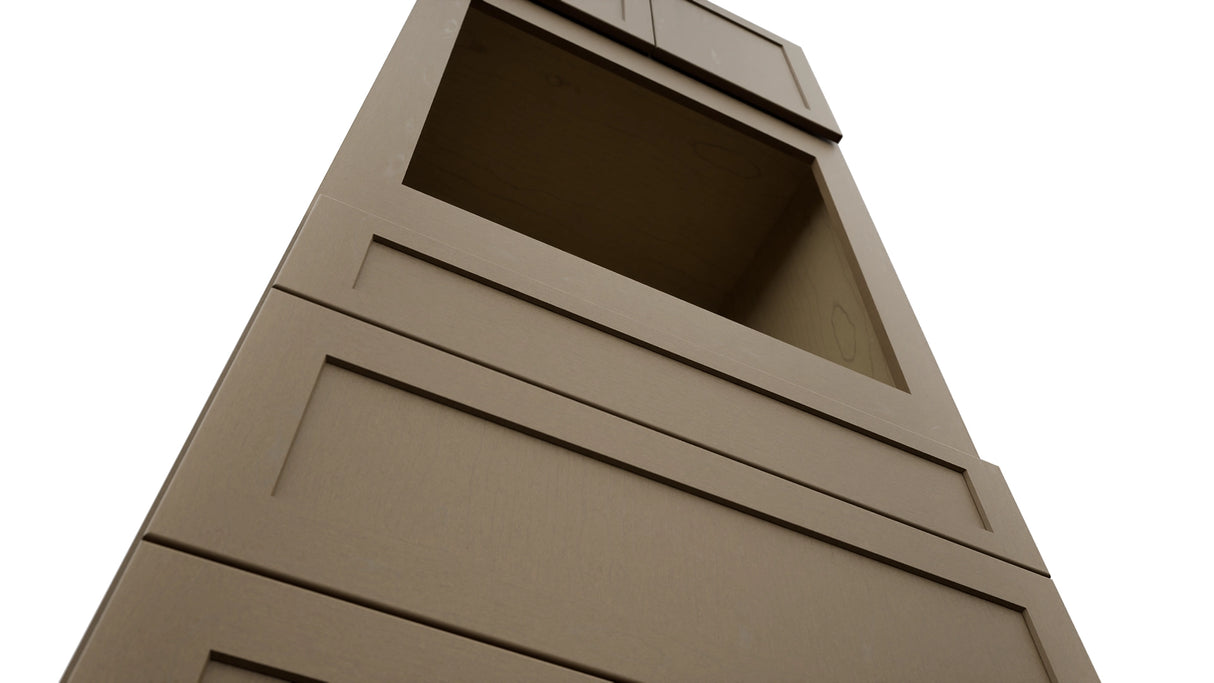 Fabuwood Galaxy Truffle OC3393S Tall Oven Cabinet Single, Detail View