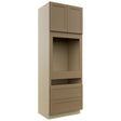 Fabuwood Galaxy Truffle OC3396C Tall Oven Cabinet Combo, Front View