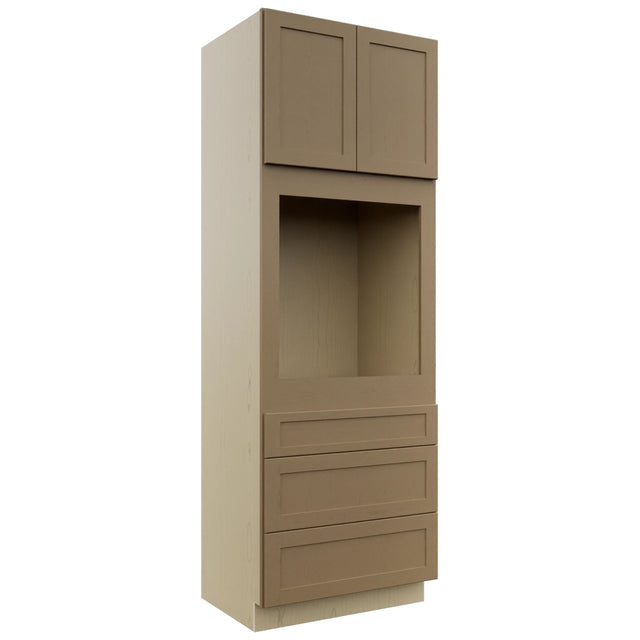 Fabuwood Galaxy Truffle OC3396S Tall Oven Cabinet Single, Front View