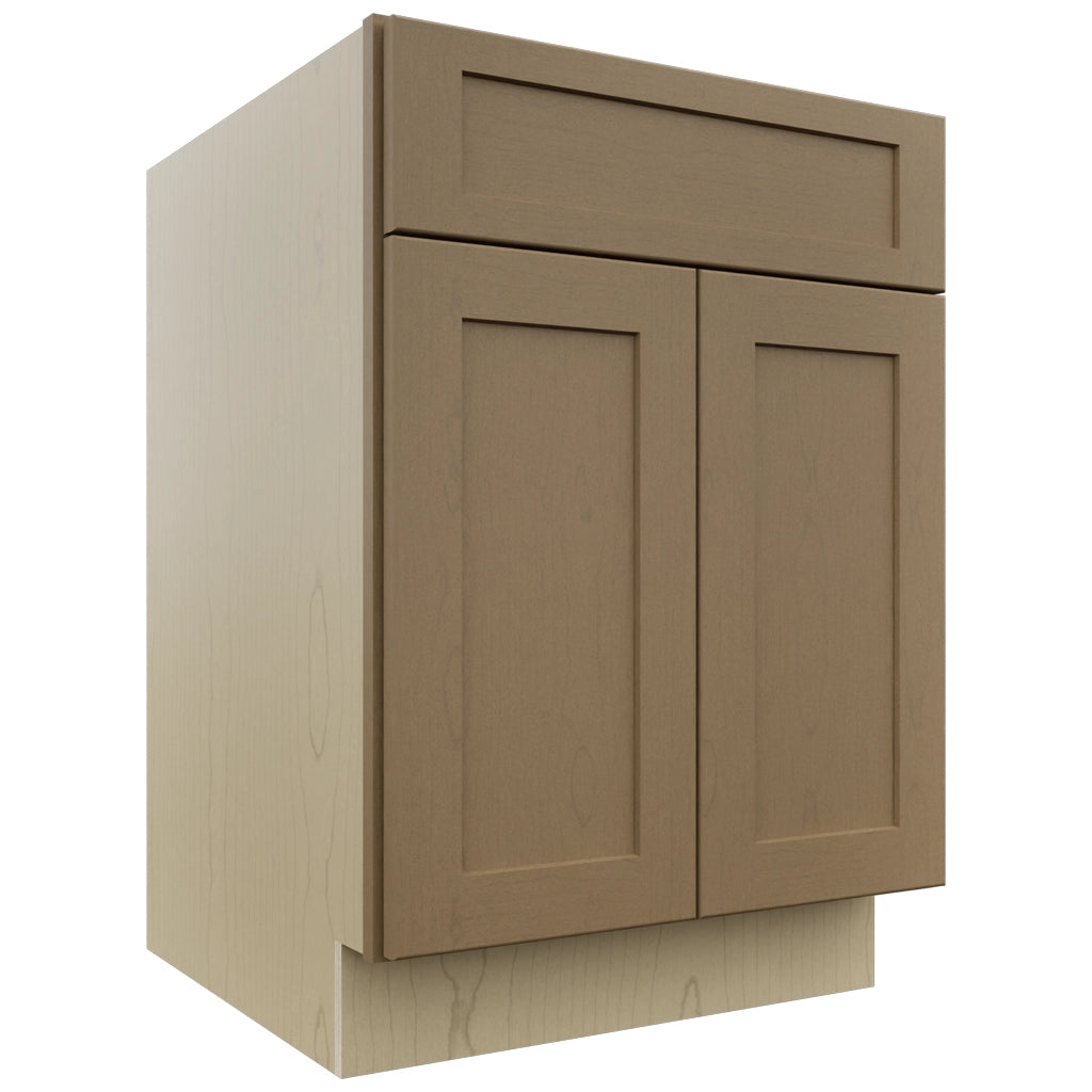Fabuwood Galaxy Truffle SB24 Base Sink Cabinet, Front View