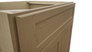 Fabuwood Galaxy Truffle SB30 Base Sink Cabinet, Detail View