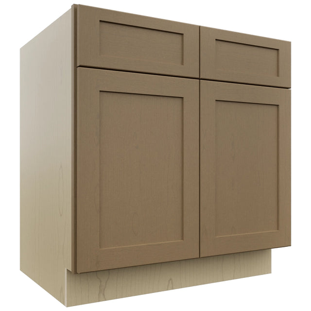 Fabuwood Galaxy Truffle SB33 Base Sink Cabinet, Front View