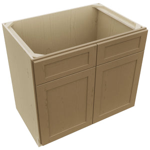 Fabuwood Galaxy Truffle SB36 Base Sink Cabinet, Top View