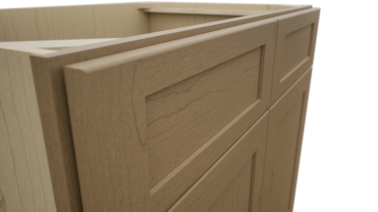 Fabuwood Galaxy Truffle SB36 Base Sink Cabinet, Detail View