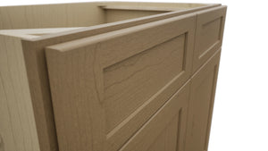 Fabuwood Galaxy Truffle SB36 Base Sink Cabinet, Detail View
