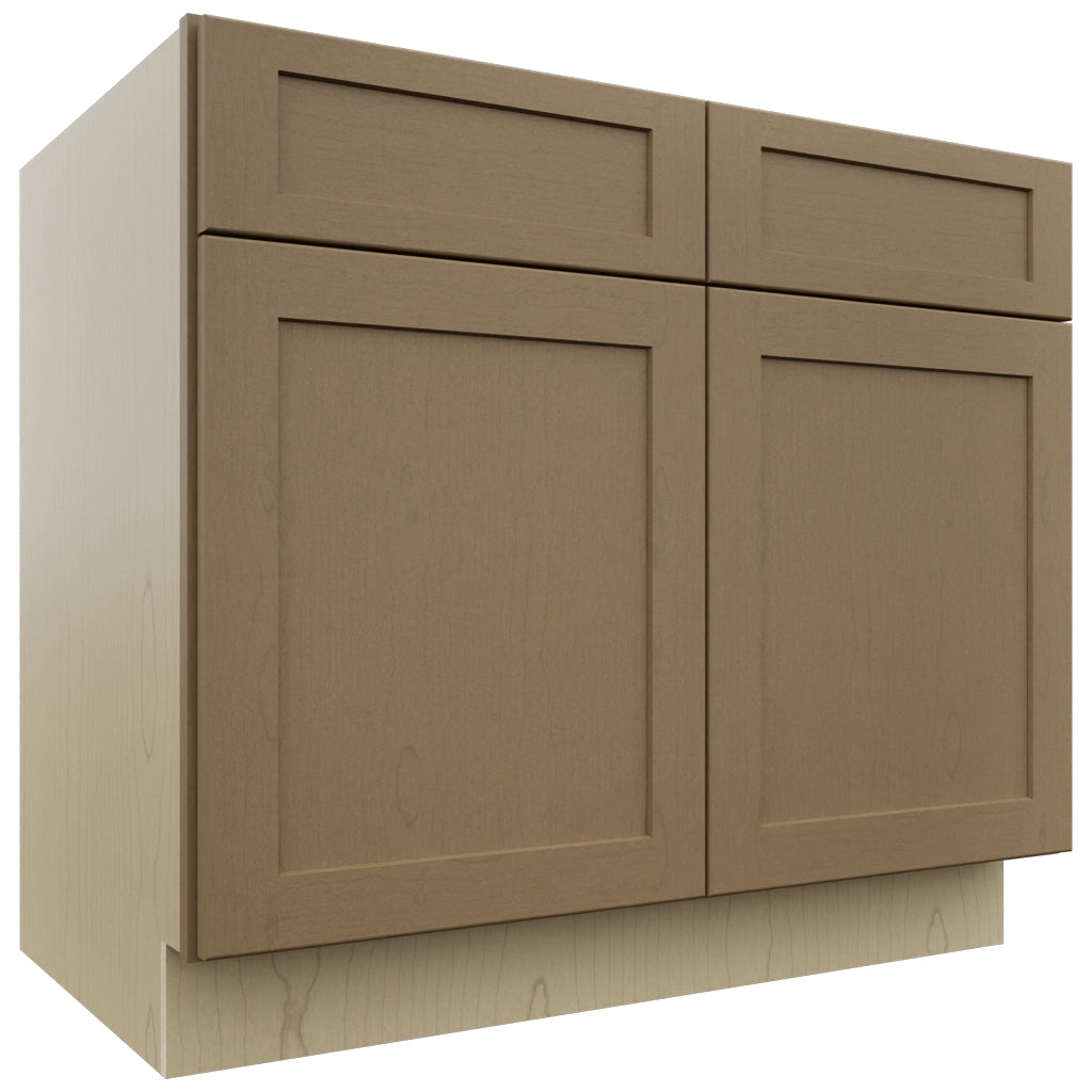 Fabuwood Galaxy Truffle SB39 Base Sink Cabinet, Front View