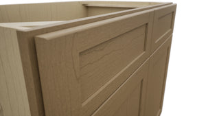 Fabuwood Galaxy Truffle SB39 Base Sink Cabinet, Detail View