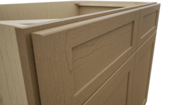 Fabuwood Galaxy Truffle SB39 Base Sink Cabinet, Detail View