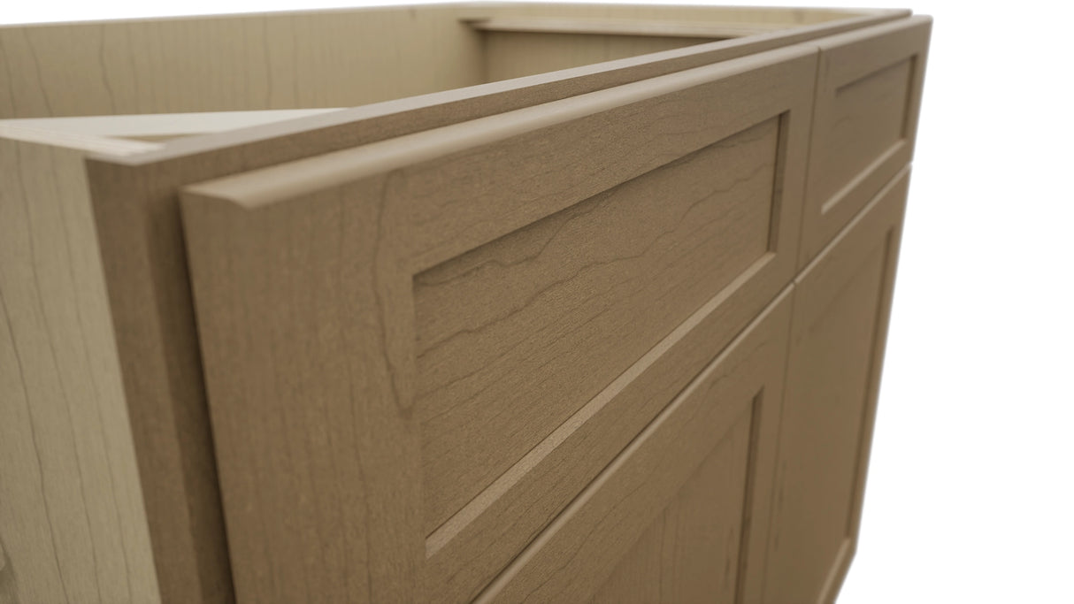 Fabuwood Galaxy Truffle SB42 Base Sink Cabinet, Detail View