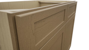 Fabuwood Galaxy Truffle SB42 Base Sink Cabinet, Detail View