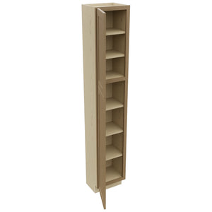 Fabuwood Galaxy Truffle TP151284 Tall Pantry Cabinet, Open View