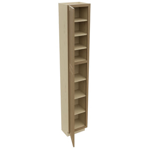 Fabuwood Galaxy Truffle TP151290 Tall Pantry Cabinet, Open View