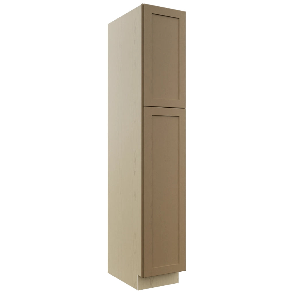 Fabuwood Galaxy Truffle TP152484 Tall Pantry Cabinet, Front View