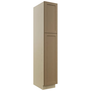Fabuwood Galaxy Truffle TP152484 Tall Pantry Cabinet, Front View