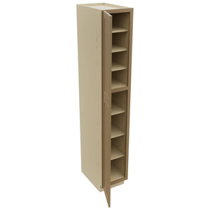 Fabuwood Galaxy Truffle TP152490 Tall Pantry Cabinet, Open View
