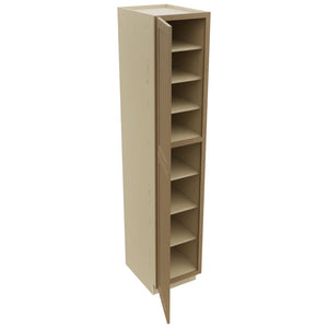 Fabuwood Galaxy Truffle TP182493 Tall Pantry Cabinet, Open View