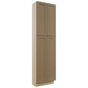 Fabuwood Galaxy Truffle TP241290 Tall Pantry Cabinet, Front View