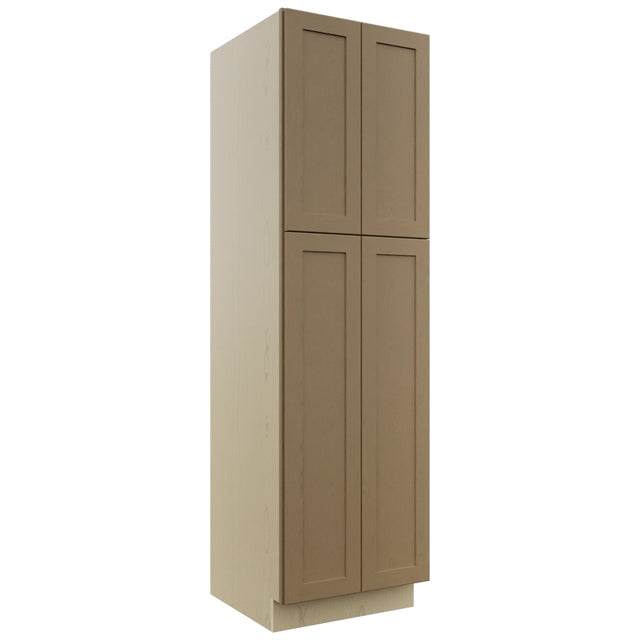 Fabuwood Galaxy Truffle TP242484 Tall Pantry Cabinet, Front View