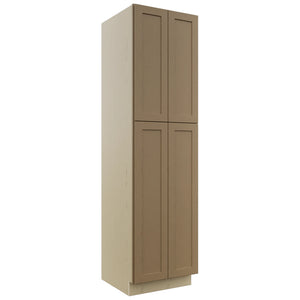 Fabuwood Galaxy Truffle TP242490 Tall Pantry Cabinet, Front View