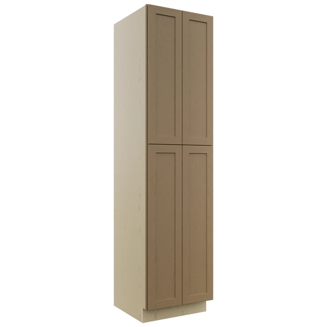 Fabuwood Galaxy Truffle TP242496 Tall Pantry Cabinet, Front View