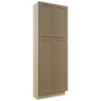 Fabuwood Galaxy Truffle TP301284 Tall Pantry Cabinet, Front View