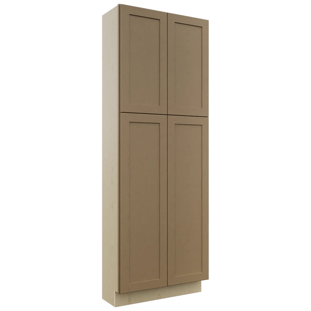 Fabuwood Galaxy Truffle TP301284 Tall Pantry Cabinet, Front View