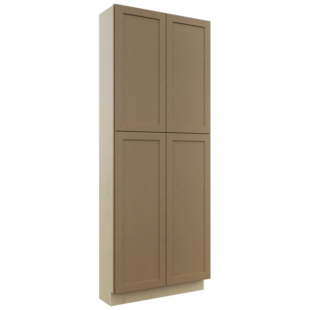 Fabuwood Galaxy Truffle TP361293 Tall Pantry Cabinet, Front View