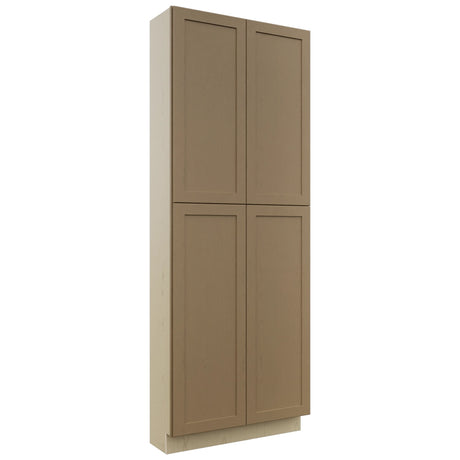 Fabuwood Galaxy Truffle TP361296 Tall Pantry Cabinet, Front View