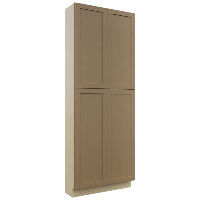 Fabuwood Galaxy Truffle TP361296 Tall Pantry Cabinet, Front View