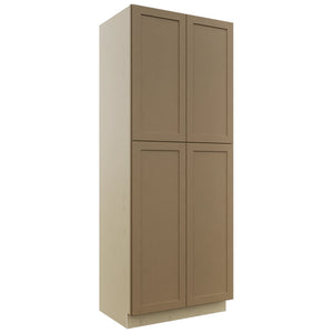 Fabuwood Galaxy Truffle TP362493 Tall Pantry Cabinet, Front View