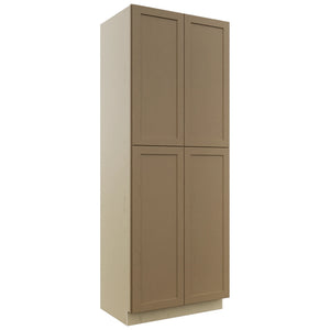 Fabuwood Galaxy Truffle TP362496 Tall Pantry Cabinet, Front View